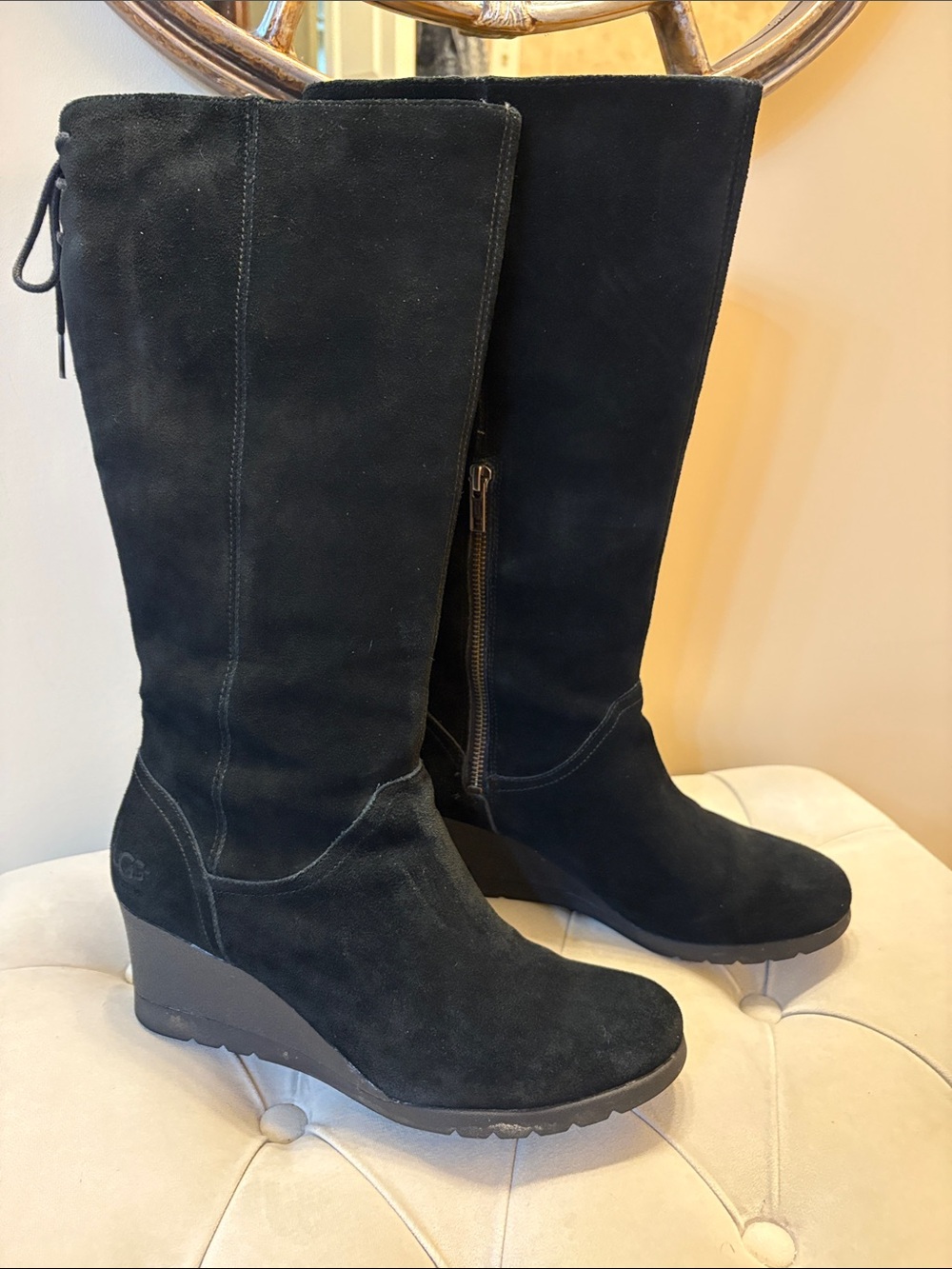 UGG, Dawna Waterproof Suede Boot, Sz 9.5